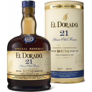 El Dorado 21y 43% 0,7 l (tuba)